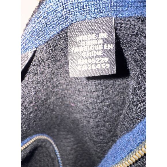 Ted Baker Men's Black Waffle Knit 1/4 Zip Sweater Sz 3 Medium or 38 - Picture 5 of 6